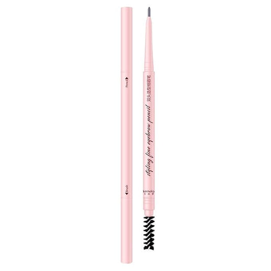 Eyebrow Pencils for Women,1Pack Micro Brow Pencil Waterproof Smudgeproof,Ultra-Precise Tip,Gray Eyebrow Pencil for Older Women,Built-In Spoolie Brush,05 Elegant Ash Gray.