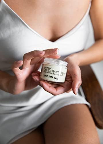 Little Seed Farm All Natural Deodorant Cream, Aluminum Free Deodorant for Women or Men, 2.4 Ounce - Lavender