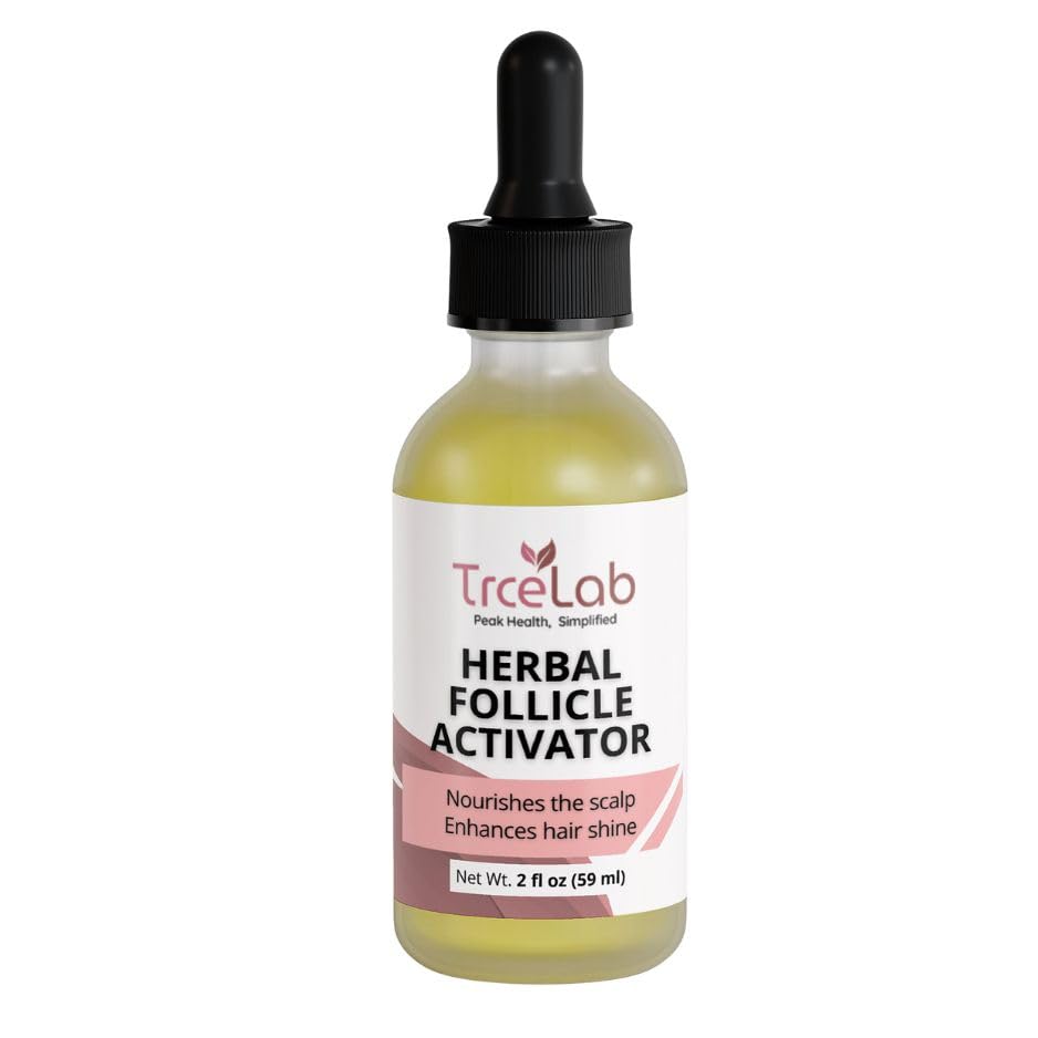 Herbal Follicle Stimulator – Botanical Scalp Serum with Rosemary & Ginger | Nourishing Hair & Scalp Treatment, 2 fl oz