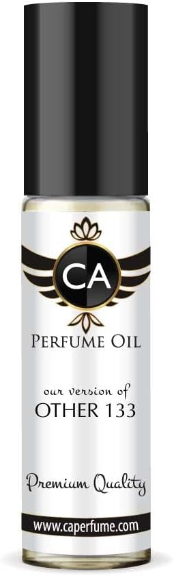 CA Perfume Impression of Other 133 For Women & Men Replica Fragrance Body Oil Dupes Alcohol-Free Essential Aromatherapy Sample Travel Size Concentrated Long Lasting Attar Roll-On 0.3 Fl Oz/10ml