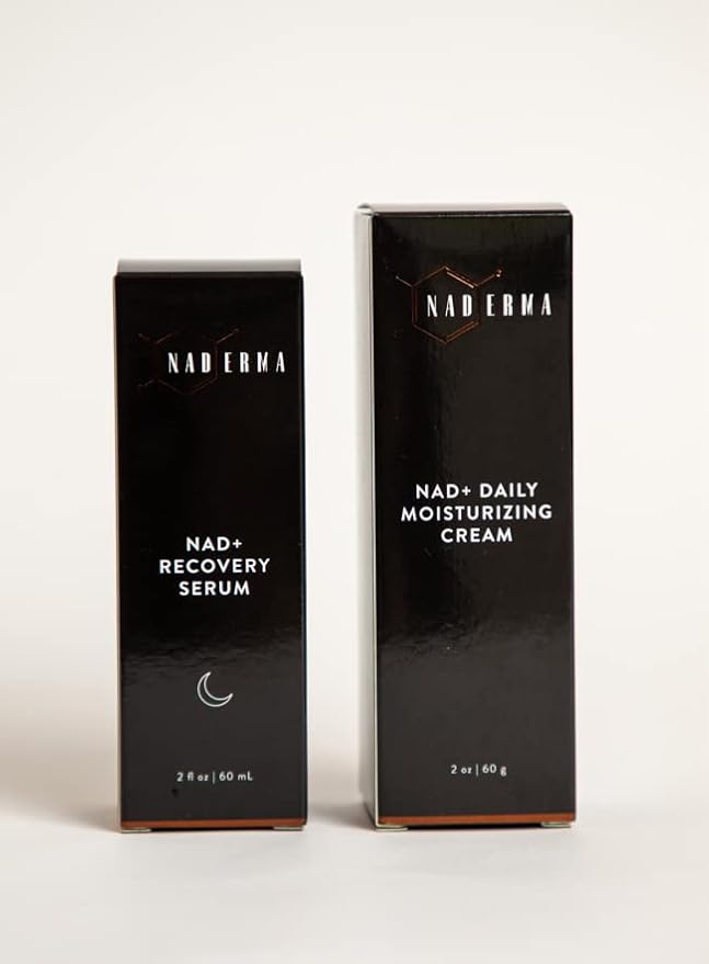Naderma Recovery Set (NAD+ Daily Moisturizing Cream and NAD+ Recovery Serum)