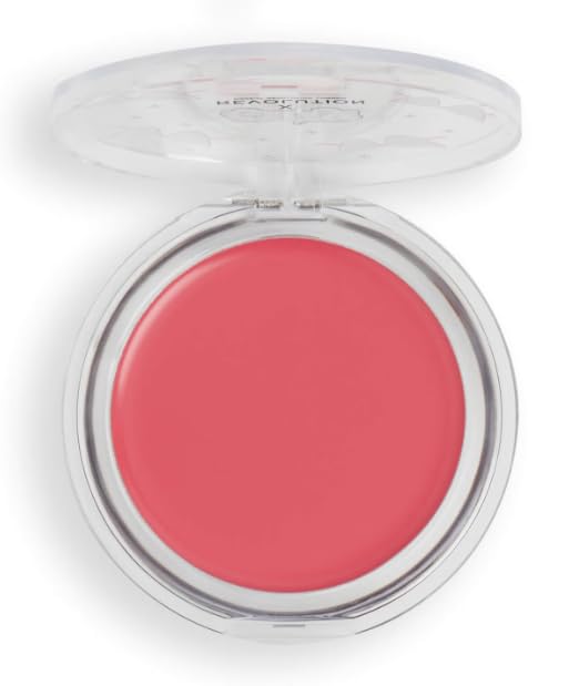 Revolution X Grease Rizzo Melting Blusher Pink Lady, 0.21 oz/ 6 g, Light Rosey