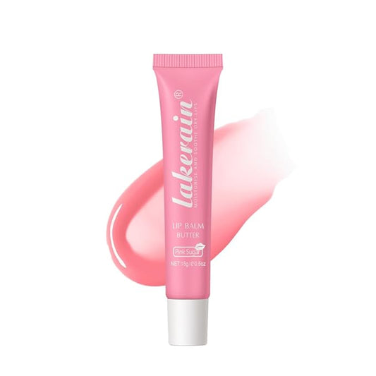 Summer Special Lip Butter Balm - Ultra-Hydrating, Nourishing Lip Care with Natural Ingredients, Shea Butter & Olive Oil, Soothes & Softens Dry Lips (#6 Pink Sugar, 1)