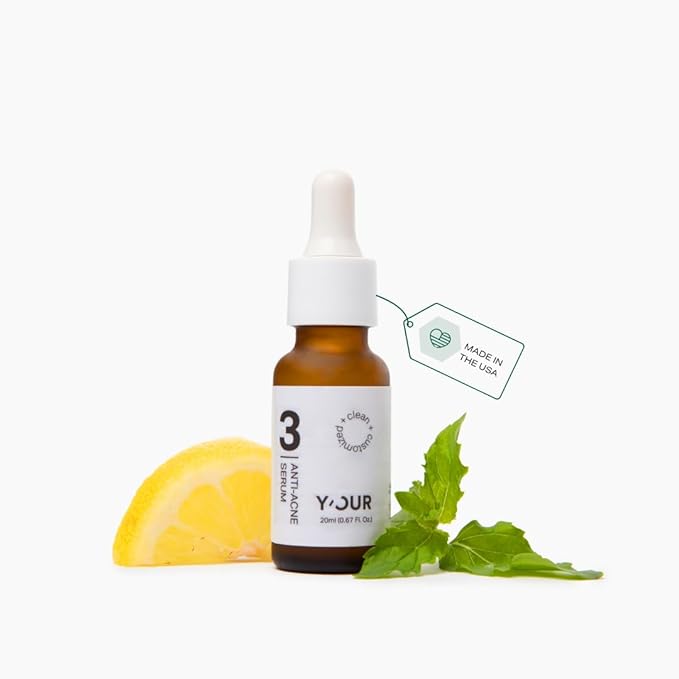 Y’OUR Anti-Acne Serum-1% Salicylic Acid Serum for Oily & Combination Skin, Pore Minimizing, Treat & Prevent Breakouts for Acne-Prone Skin, For Women & Men, 0.67 fl.oz