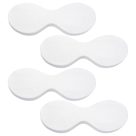 PAGOW 400 Sheets Disposable Non Woven Eye Care, Cotton Paper Facial Eye Pads Spa, DIY Clear Eye Mask Paper Beauty Sheets for Skincare Spa Wrap Moisture Retention
