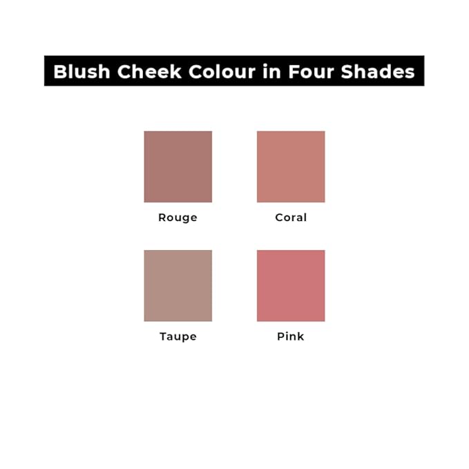 Lamel Pink Blush Cheek Color Mini - Blendable Natural Blush Powder - Enhances & Defines Shapes & Features - Contouring Powder Blush - 4 Universal Shades - № 405 (Pink Blossom) - 3.8g / 0.13 oz