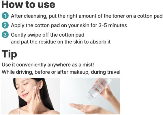 Aqua Oasis Toner | PHA, Soothing and Calming Skin,Hydrating, Refreshing Toner for All Skin Types, Korean Skin Care, Vegan | 300ml, 10.14 Fl Oz