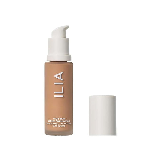 ILIA - True Skin Serum Foundation | Non-comedogenic, Cruelty-Free, Vegan, Weightless Feel, Buildable Coverage, Safe For Sensitive Skin (Milos SF8)