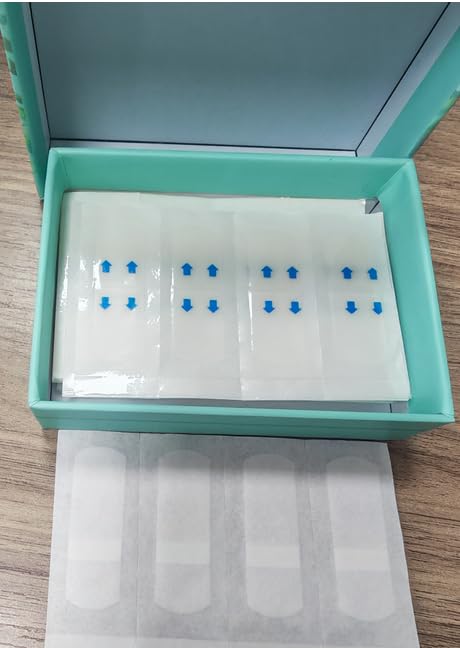 Face Lift Tape Invisible, Facelift Tape for Face, Neck Strips Lift Turkey Neck, Skin Lifting Tapes V Edge Patches for Wrinkle, Jowl, Eye, Double Chin, Loose Sagging Skin (1 Count (Pack of 280))