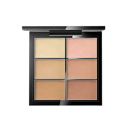Concealer Palette 6 Shades Makeup Contour Palette Facial Camouflage Contour Full Coverage Foundation Cream Beauty Make up Concealer Kit (6 colors)