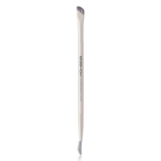 EIGSHOW Dual-Ended Precision Eyebrow Brush and Comb for Eyeliner Lining, Sculpting Brows, Professional Eye Makeup Tools (D109B)