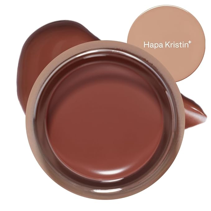 Gleam Glow Lip and Cheek Tint, Hydrating Korean Cream Blush with Long-Lasting Wear, Buildable with Radiant Finish, Warm Cinnamon 502, 0.15 oz