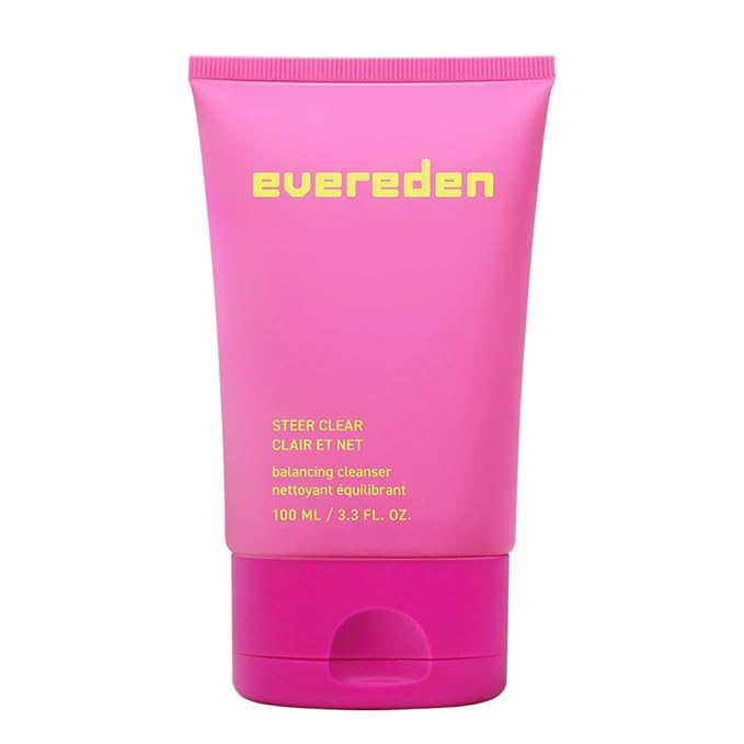 Evereden Steer Clear Balancing Jelly Cleanser: Clean & Vegan Teen Skin Care for Oily & Pimple-Prone Skin - Pre Teen Face Wash - Gently Cleanses Pores Without Drying