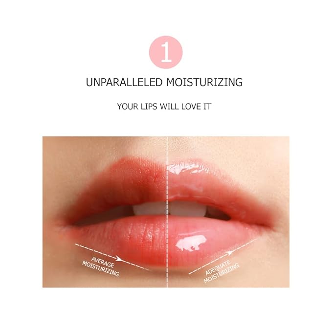 BIOAQUA Strawberry Fruit Moisturizing Lip Mask Hydrating Oil Dry Lips Repair Cracked Skin Cream 13g 0.46oz