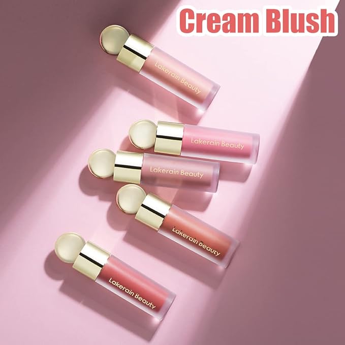 Velvet Liquid Blush, Natural Matte Finish Looking, Dewy Cheek Tint, Soft Cream Face Blush,Moisturizing Lightweight Blendable Feel,Long-Lasting 0.25 oz/7.5ml - 02#