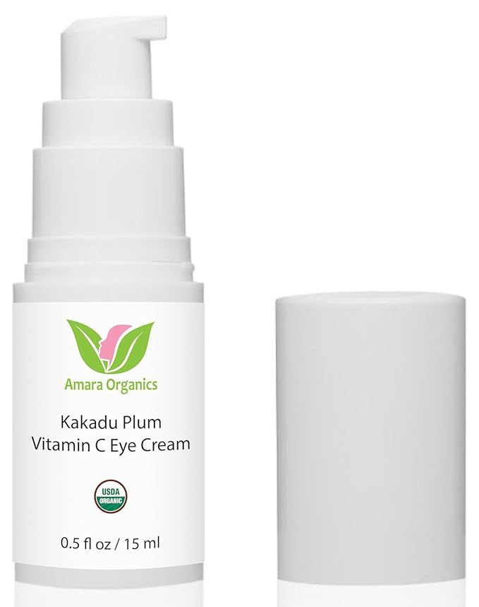 Kakadu Plum Vitamin C Eye Cream - USDA Certified Organic Skin Care - 0.5 fl oz