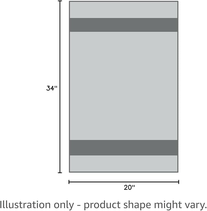 Cotton Paradise 100% Cotton Bath Mats for Bathroom Floor Set of 2 Pack, 20x34 Soft Absorbent Washable Quick Dry Tub Bathmat, Yellow Towel Bath Mat