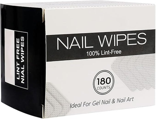 Gel Nail Polish Remover Compatible with Machine Disposable Nail Wipes Nail Polish Remover Cotton Lint Frees Cotton Pads for Gel Nails Finger/Toe Nail Care Care Kit (A, One Size)