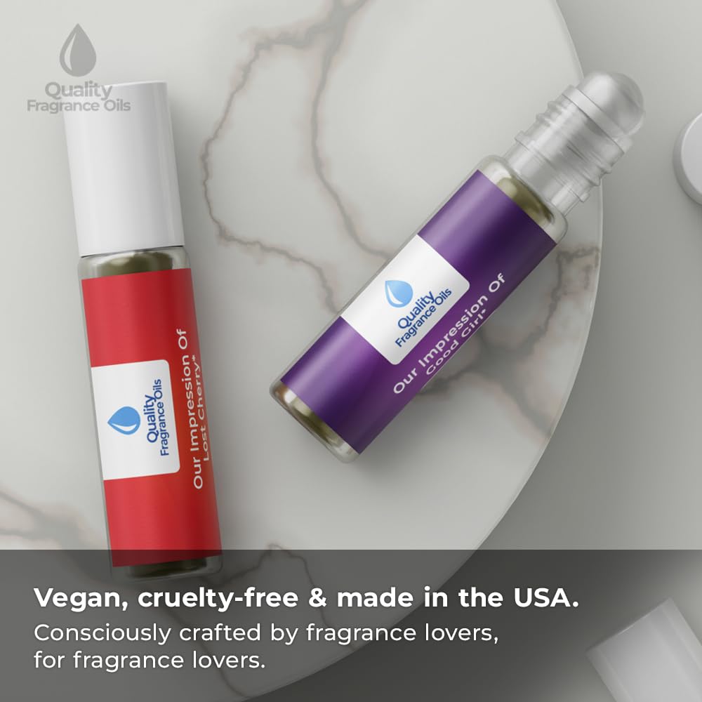 Quality Fragrance Oils' Violet for Women Impression #260 | Long-Lasting Perfume Oil, Alcohol-Free, Strong Scent, 10ml Roll-On | Affordable Alternative to Designer Fragrances