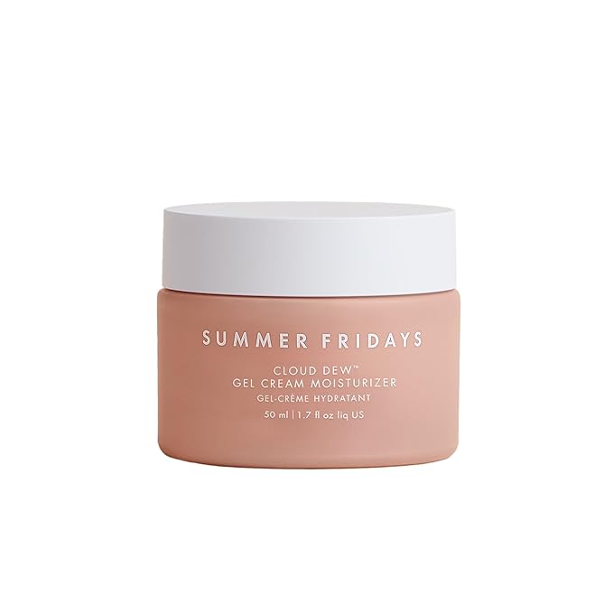 Summer Fridays Cloud Dew Gel Cream Moisturizer - Lightweight Face Moisturizer with Hyaluronic Acid + Ceramides for Skin Plumping Hydration and Glowing Skin (1.7 Fl Oz)