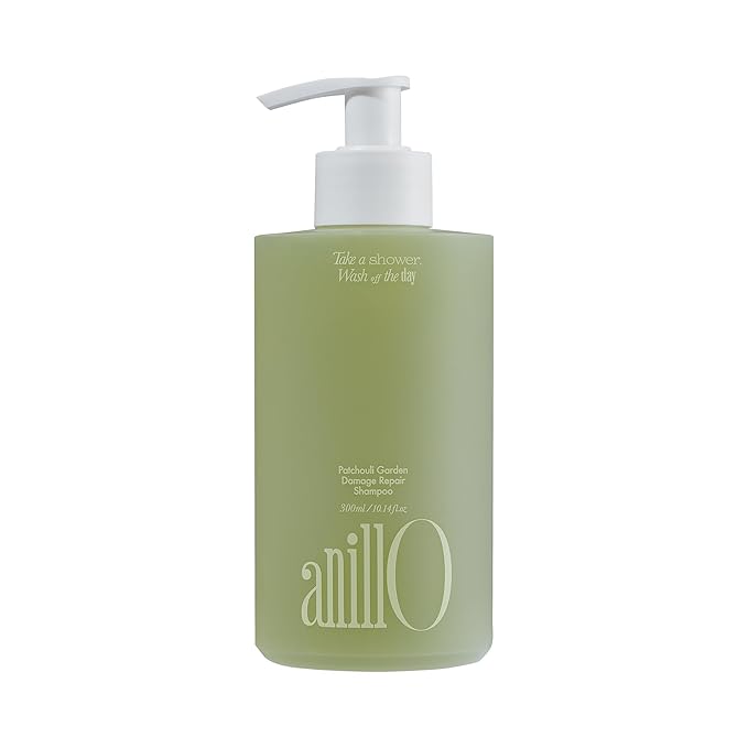 Patchouli Garden Damage Repair Shampoo - Korean Hair Care Nourishing Shampoo for Men & Women w/Patchouli Leaf Water, Protein Complex & Green Herb Complex - Vegan Scalp Cleanser (15.22 fl.oz)