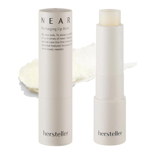 hersteller Nearby Recharging Lip Balm Vegan Butter Complex Intensive Moisturizing Treatment for Dry Lips and Cheek Natural Healthy Colors Plain