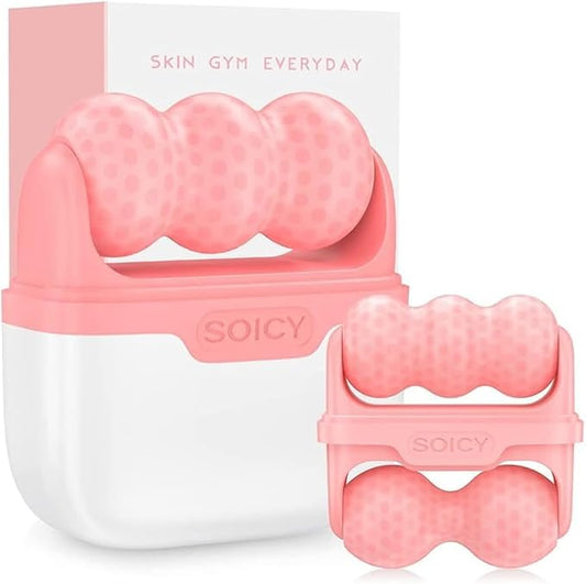 OPENDGO Ice Roller for Face Facial Massager for Eye Puffiness, Reduces Wrinkles, 2 in 1 Facial Skin Care Tool for Body Cold Therapy Tools