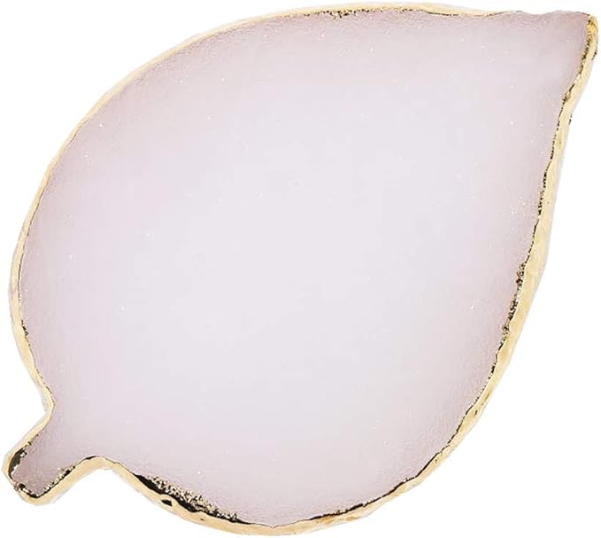 1 Pcs Leaf Resin Nail Art Palette Painting Makeup Palette Tray Cosmetic Nail Gel Polish Colors Mixing Pallet White