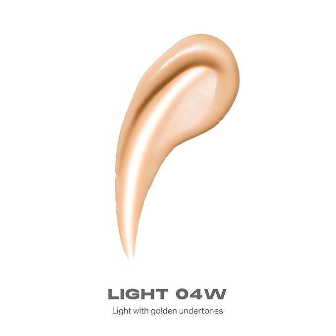Morphe Lightform Liquid Foundation - Extended Hydration Foundation Makeup with a Lasting, Natural Radiant Finish - Long-Wearing Formula with Buildable, Medium Coverage - Light 04W (1.01 fl oz)