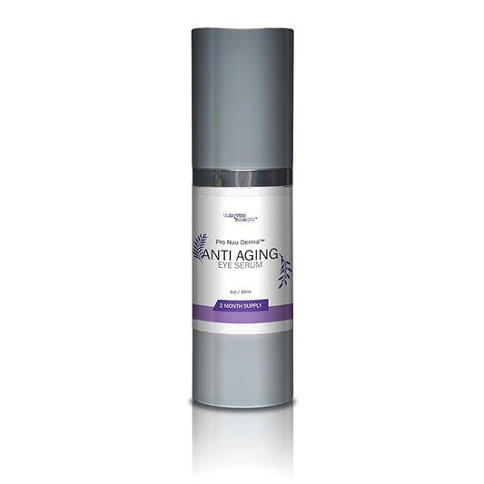 Pro Nuu Derma Serum - 2 Month Supply Anti Aging Serum - Our Best Eye Serum - Improve Dark Circles & Wrinkles with Anti Aging Vitamin C Anti Wrinkle Serum - Anti Aging Eye Serum to Aid Skin Stem Cells