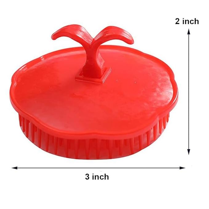 Hair Scalp Massage Shampoo Brush Massager (Assort Color_6 Pack), Color May Vary.