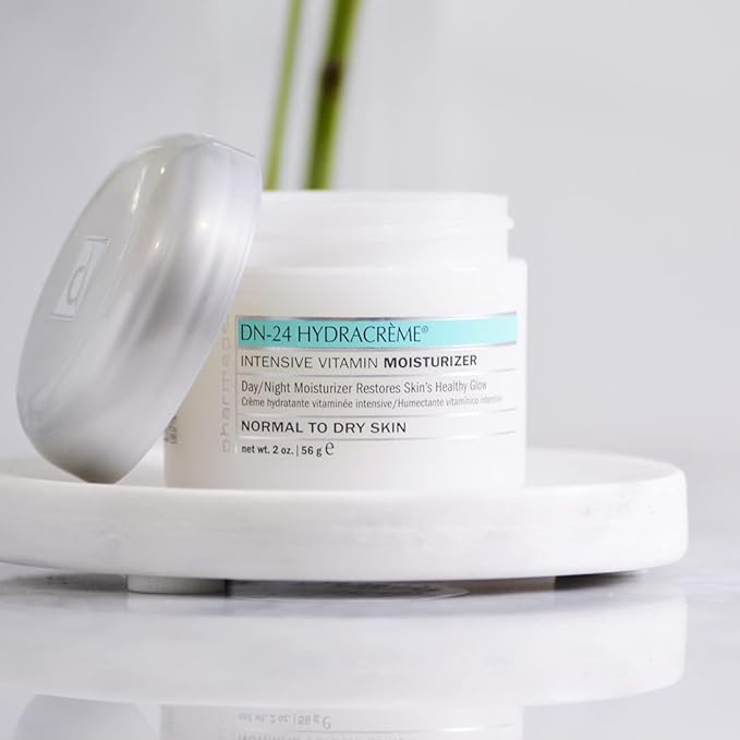 Pharmagel DN-24 Hydracrème - Intensive Vitamin Moisturizer - Day and Night Face and Neck Cream For Normal, Dry, and Aging Skin - 2 oz