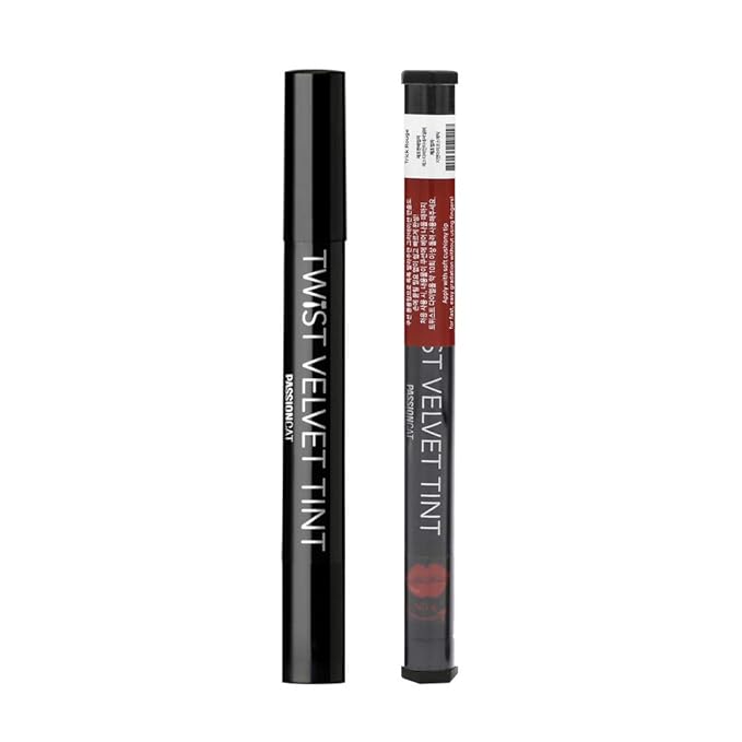 PASSIONCAT Long Lasting Lip Stain for Lips and Cheek Tint | High Pigment Color | lightweight Matte Finish | Weightless | Full Coverage | Twist Velvet Tint #4 (No.4)