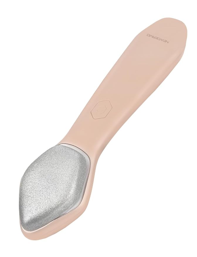 NEWDERMO Microdermabrasion Machine Pro, Large Diamond Electric Microdermabrasion Wand Tool With 3 Levels Frequency for Face Body Exfoliate Skin Care (Pink)