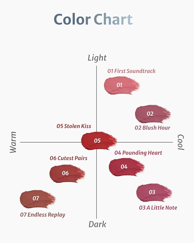 DEARMAY Pure Falling Mood Lip Pot No. 05 Stolen Kiss 0.23 Oz. Vegan Lip Stain Lip & Cheek Multi-Use Tint With Hydrating Formula for Smooth Soft Blend Without Dryness or Fine Lines, Korean Makeup