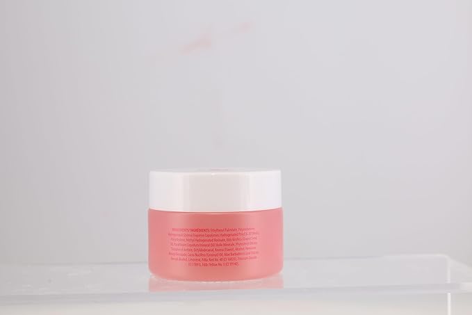 W7 Super Sweet Dreams Strawberry Lip Mask - Vitamin E, Aloe Vera and Grape Seed Oil - For Hydrated, Full Looking & Irresistible Lips - 0.67 Fl Oz