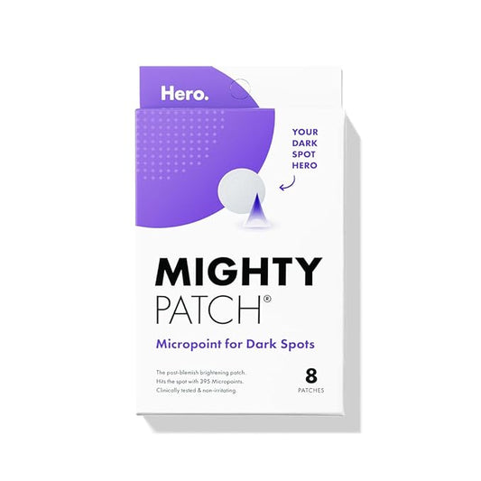 Hero Cosmetics Mighty Patch Micropoint™ for Dark Spots - Post-Blemish Dark Spot Patch with 395 Micropoints, Dermatologist Tested and Non-irritating (8 Count)