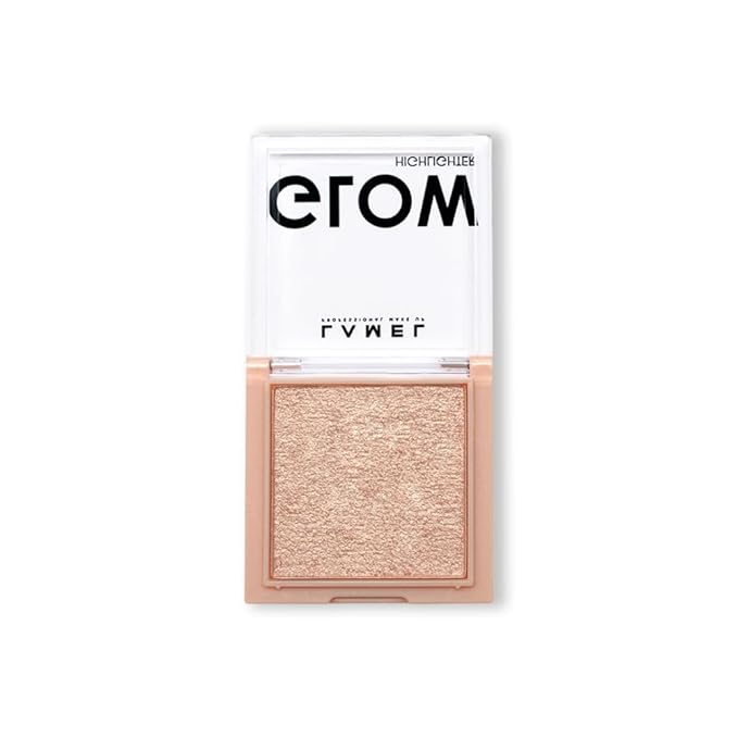 LAMEL Glow Highlighter: Face Make Up & Contour Palette in Deep, Vibrant Colors - Natural Shimmer - Compact Size & Perfect for Travel - Cruelty Free - 3.8gr/0.13 oz 402 (Sun)