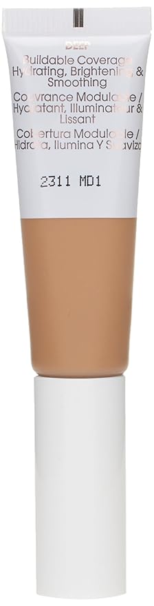 FLOWER BEAUTY By Drew Barrymore Get Real Serum Concealer - Brightens Skin + Blurs Blemishes - Hydrating Serum- Deep