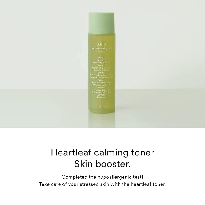 Abib Calming 2 Step Set with Cleanser I Heartleaf Calming Trio, All in One, Soothing Acne, Pimple, Mild Acidic for Senstive Skin, Irritated Skin