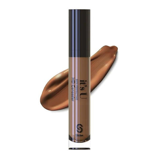 Sistar it's U Skin Perfecting HD Concealer Full Coverage Lightweight Long Lasting Correcting Liquid Contour Cover Masker Makeup 5 ml / 0.17 fl. oz (Burnt Cinnamon)