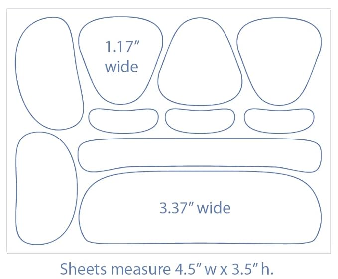 Smoothies Variety Wrinkle Patches for Face Overnight - Facial Patches for Forehead, Elevens, Crows Feet and more, 160 Facial Adhesives per Box - Face Tape, Made in the USA