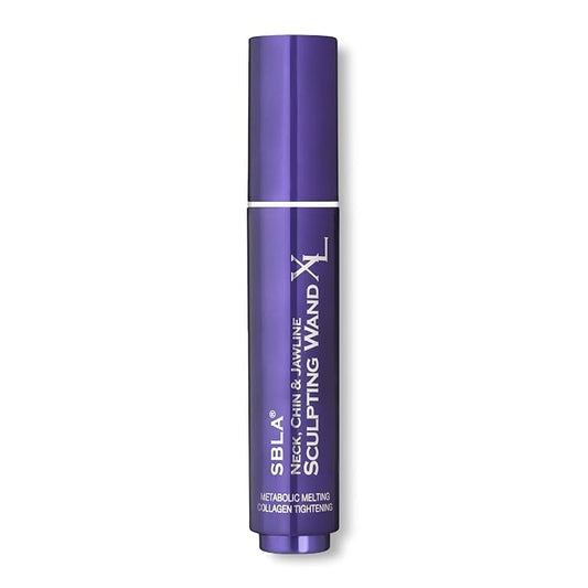 SBLA Neck, Chin & Jawline Sculpting Wand XL – Melts Neck Fat Under The Chin & Along Jowls, Lifts & Sculpts The Entire Area & Reduces Lines, Boosts Collagen Production