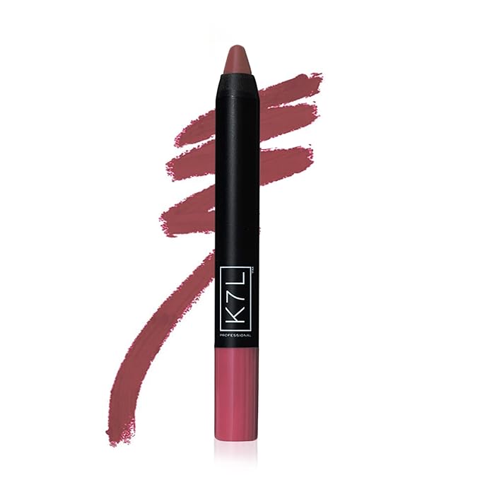 K7L Dark Purple Lipstick Crayon - Matte - Retrogrape