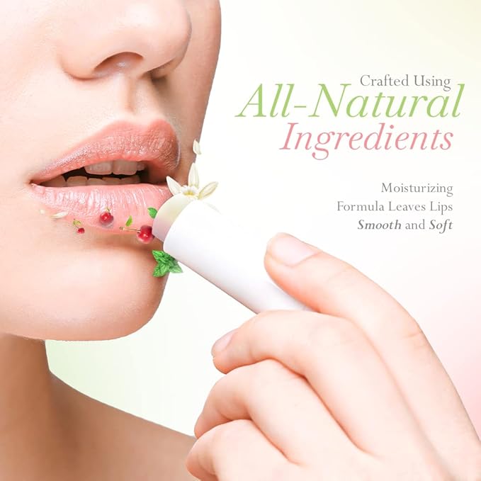 Lip Balm Bulk Unlabeled - Made in USA Bulk Chapstick - Natural Ingredients Vitamin E Shea Butter - Custom Chapstick Bulk For Party & Wedding Favors