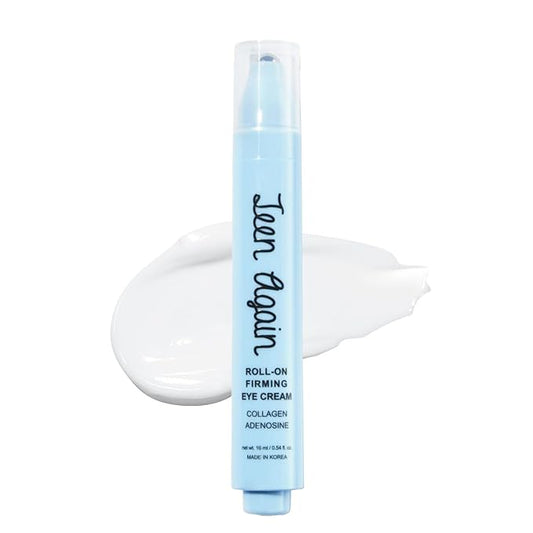 Look At Me Teen Again Roll-On Firming Eye Cream, Anti-Aging Line Smoothing Skin Care Treatment, Wrinkle Care, Cruelty Free, for Women and Men 0.54 fl. oz, 16ml