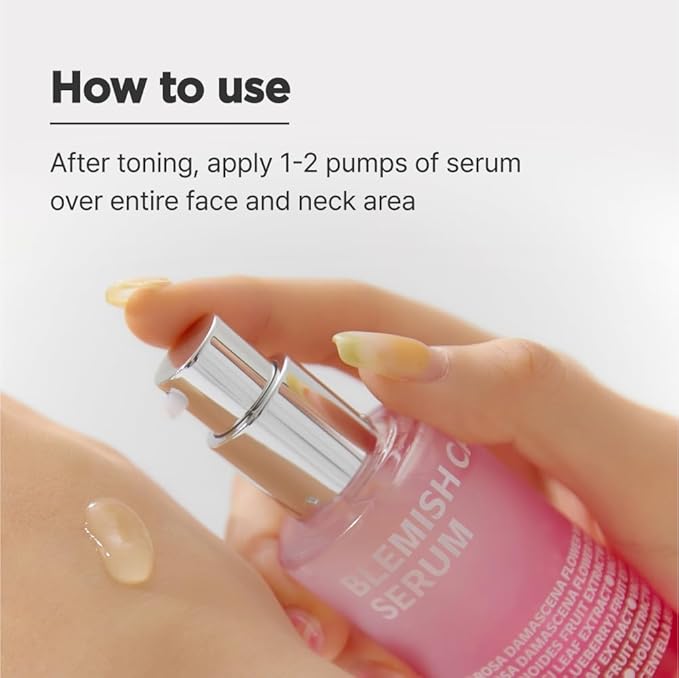 ISOI Blemish Care Up Serum for Face, Vegan Hydrating Serum for Smooth & Glass Skin Effect, Skin Barrier & Moisture Balance for Women, Korean Skin Care (0.85 fl. oz, 25ml)