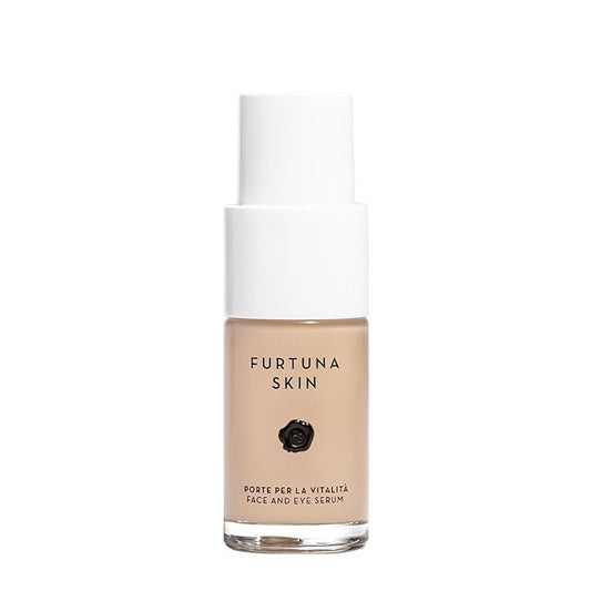 Face & Eye Serum - Dual-Use Formula to Lift, Reduce Puffiness and Even Tone, Wild-Foraged Botanicals, Vegan, Dermatologist Tested, EWG Verified, 15ml