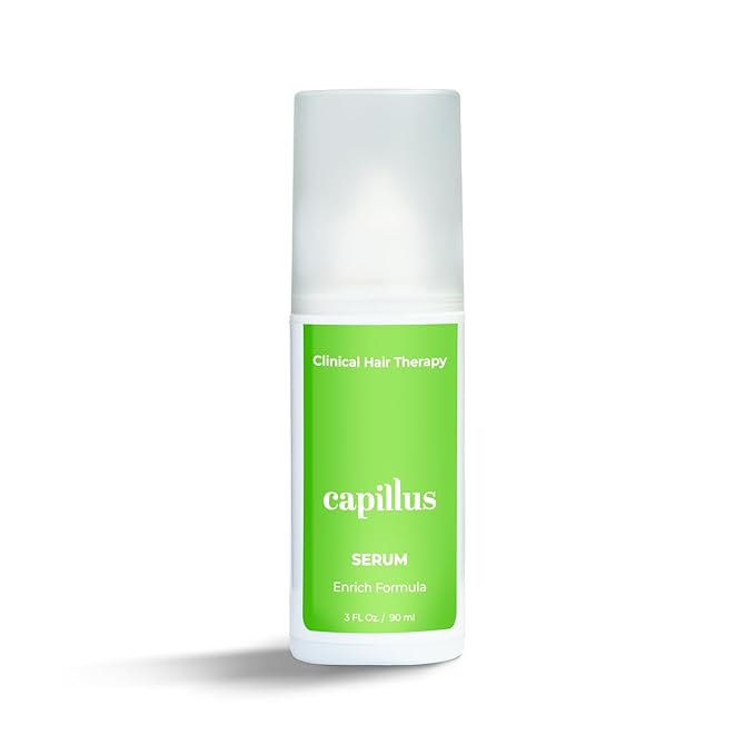 Capillus Enrich Serum, Hair Growth Serum for Hair Loss and Regrowth, Castor Oil and Cinnamon Extract help Strengthen Hair Follicles and Reverse Hair Loss & Hair thinning