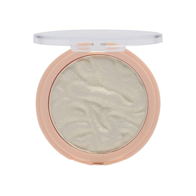 Revolution Beauty, Reloaded Pressed Powder Highlighter, Intensely Pigmented for a High Impact Dewy Finish, Golden Lights, 0.22 Oz.